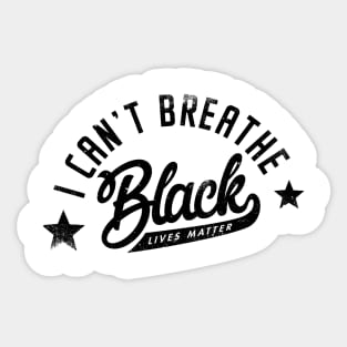 vintage black lives matter Sticker